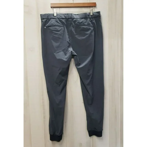 Greyson Golf Grey Montauk Jogger Pants, Sz 36, Polyamide & Elastane, Performance